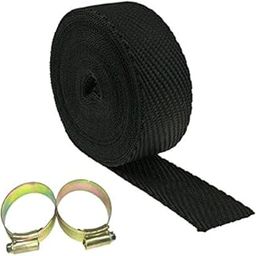 AOW Attractive Offer World Silencer Wrap Bike Exhaust Heat Shield for Royals Enfiield Himalayan, (Black) Length-5 Metre-picture-12