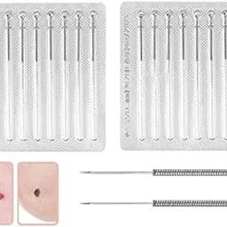 Prague Pack Of 20Pcs Laser Mole Remover Fine Needles for Skin Tattoo, Freckle & Dark Spot Removal (20 fine needles)-18