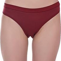 Women's Cotton Bikini, Low Waist Cotton Panties, Women Antibacterial Hipster Panty (Colour-Maroon, Sz-M)-picture-11