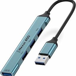 IVOOMI Nexus 400 USB Hub, 4-Port USB 3.0, Light Blue-image-104