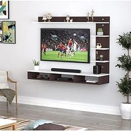 D.I.Y.Home C Shape Wall Pannel Setup Box, LCD Cabinet, TV Stand Wall, TV Panel, and Wooden Wall Mounted TV Unit, Engineered Wood Wall Mount TV Unit/Stand (Wenge) (Ideal for 52 Inch)(D.I.Y)-image-65