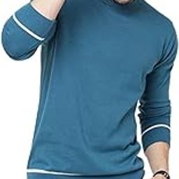 Men's Premium 100% Cotton Winter Sweatshirt Sweater - Ultra Soft & Warm Flat Knit Pullover with Unique Designs, Cozy Crew Neck Jumper for Cold Weather Style-image-71