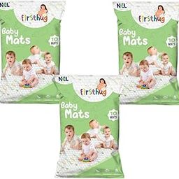 FIRSTHUG Baby Disposable Underpad | Changing Mats | Changing Pads | Waterproof Diaper | Breathable Underpads | Bed Protector with 100% Water Proof Non Slip Back Sheet -Size : 60 * 60 Cm (Pack of-3)-picture-2