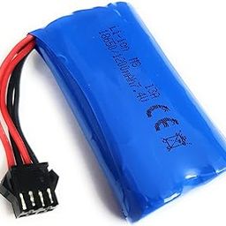 7.4V 1200mAh 13A 2S Li-ion JST SM 4 pin Connector Rechargeable Battery 1200 mah for DIY Projects, Toys, Robotics-picture-29