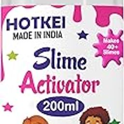 HOTKEI DIY Magic Toy Jelly Putty Making kit Set, Borax Slime Activator Liquid Gel Toy for Boys Girls Kids for Making Slime at Home, 200 ml-22