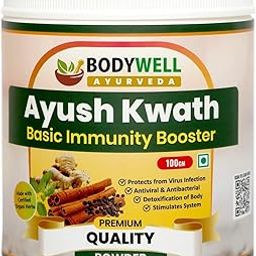 BODYWELL Ayush Kwath Kadha Powder Churna | Ayurvedic Kadha for Immunity, Cold & Cough | 100 gm-image-47