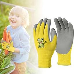 Serplex® Kids Gloves Safety Gardening Gloves Protective Rubber Coated Gardening Gloves Digging Gloves Field Trip Safety Gloves for Hands Protection, Ideal for Kids 5-7 Years Old-image-64