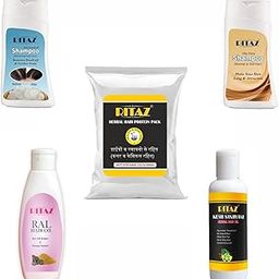 RITAZ Haircare Combo Pack | RAL Hair Oil, Kesh Sanjivini Hair Oil, Anti Dandruff Shampoo, Silky Shine Shampoo, Hair Protein Pack | Complete Hair Care Solution for Strong & Shiny Hair-image-34