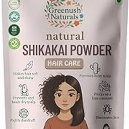 GREENUSH NATURAL Shikakai Powder for Hair Care, Fights Dandruff and Dry Scalp, Natural Hair Cleanser For Deep Cleansing and soft hairs100g-image-96