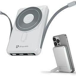 UltraProlink 10000mAh 3 in 1 Wireless Magnetic Mag-Safe Power Bank| Dual Cables Type C & iPhone |22.5W Type C Port with PD-PPS Support | for iPhone Series 16,15,14,13 | Made in India | UM1126-picture-22