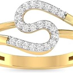 pc jeweller The Halley 18KT Yellow Gold & Diamond Rings-picture-4
