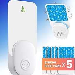 2024 Upgraded Flying Insect Trap with 3 Light Modes, Effective Fruit Fly Traps Indoor with 5 Glue Boards, Mosquito Traps for Potted Plants-image-20