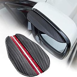 Lucario Mirror Rain Visor Smoke Guard Rear View Side Mirror Rain Eyebrow for Cars SUV Truck Rear View Mirror Cover Accessories(Pair 1)-20