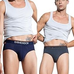 Deo-Cotton Solid Underwear for Men Combo Breathable Inner, Cotton Briefs Pack No-Marks Waistband Moisture Wicking-33