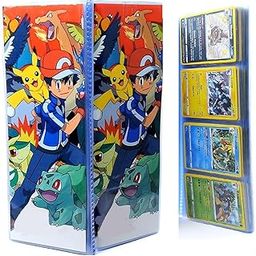 Bestie toys Cards Album for Kids,Boys,Girls,Adults Empty Card Binder for Collection (4 Pocket Empty Album)-image-8