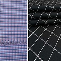 Pri & Su CottLinn Combo fo Giza Cotton Checkered Shirt 600022 & Trouser 90027-image-32