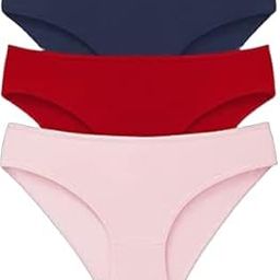 Women's High Coverage Super Combed Cotton High Waist Hipster with Ultrasoft Exposed Waistband and StayFresh Pack of 3-17