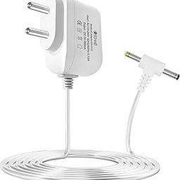 Elove BP Adapter for Blood Pressure Monitor 5, 7 Series / 6V AC/DC BP Machine Adapter with 10 Feet Extended Cord - White-22