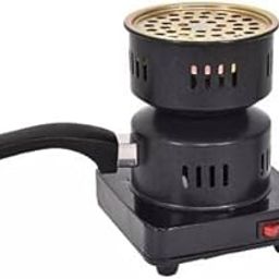 ARKETICK Hot Plate Charcoal Burner Sigdi Electric Stove Insant Coal Burner Coffe Maker, Boiling Water, Making Tea 5 minutes Coal Heater - Black-image-13