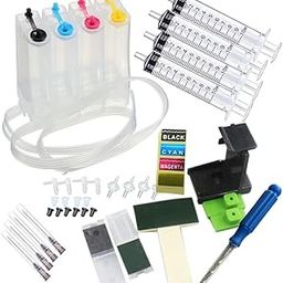 CISS Ink Tank Kit Universal for Canon 810, 811, 740, 741, 745, 746 - Black, Tri-color - Fade, Smudge Resistant - Compatible with Canon 810, 811, 740, 741, 745, 746-image-68
