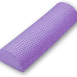 BBL Toilet Riser, D Shape High Density Foam Waist Roller (Purple)-image-1