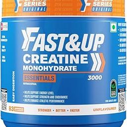 Fast&Up Creatine Monohydrate (Pack of 250g Powder, 83 Servings, Unflavored) Supports Muscle Endurance & Improved Athletic Performance, Provides Energy for Intense Workout-26