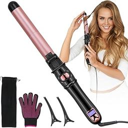 Oxsaytee 28mm Automatic Hair Curling Iron Automatic Curling Iron Large Wave Hair Straightener Temperature Adjustable Advanced Ceramic Heating System-image-3