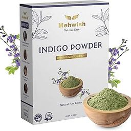 Mehwish 100% Pure and Natural - Indigo Powder for Black Hair - 200 g (Pack of 1)-image-63