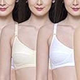 Cotton Hosiery Bra for Women’s Daily use, Full Coverage Bra for Regular wear, Non Padded, Non Wired Everyday Bra with Rich Micro Cotton-Combo of 5 Zoe |-image-6