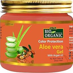 INDUS VALLEY Bio Organic Color Protection Aloe Vera Gel With Argan Oil For Rich Colour & Shiny Hair - (175ml)-15