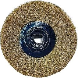 RABBIT ® Brass Wire Wheel 2.5 inch, Fine Soft Brass Wire Bristle Brush Wheel (Pack of 6)-picture-10