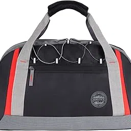 gear Utility 45 ltrs Grey, Black and Orange Gym Bag (DUF00YOGA0406)-picture-27