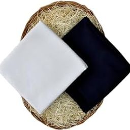 White 100% Pure Cotton Shirt Fabric With Navy Blue Slightly Stretchable Pant Fabric Combo - Unstitched-image-81