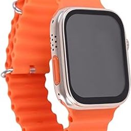 One Click in T800 Ultra Smart Watch with Beautiful Strap, Bluetooth Calling Smart Watch, 1.99" Touch Display with Fitness & Outdoor, Health & Medical Tracker, 8 Unique UI Interactions (Orange)-image-41
