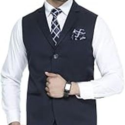 Men's Single Breast Three Button Slim Fit Formal/Party Waist Coat - 11 Colors-image-89