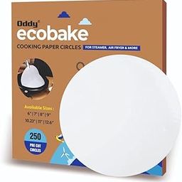 Oddy Ecobake Baking & Cooking PaperCircles | Ideal for Baking Cakes, Pastries & Cheesecakes | Best Suitable for Airfryer, Microwave, Oven & Steamer (5 Inch)-picture-14