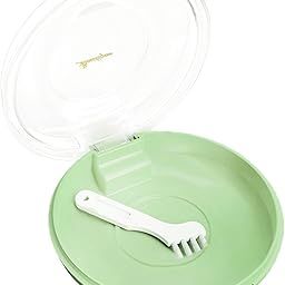 SAZ DEKOR® Orthodontic Retainer Aligner Case Artificial Tooth Organizer Dia 8cm Green-image-39