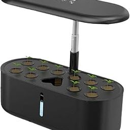 LOOM TREE® Hydroponics Growing System Garden Planter for Harvest Vegetable Lettuce Home Black | Yard Garden & Outdoor Living | Gardening Supplies | Hydroponics & Seed Starting-21