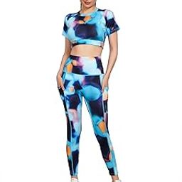 Tights Top High Waist Stretchable Gym Tights and CropTop Bra Gym wear/Active Wear Tights Yoga Pants Zumba/Dance Womens Workout Tights and Top Stretchable Workout set-image-10