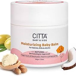 CITTA Moisturizing Baby Balm for Face and Body with 8 Natural Oils & Shea Butter | Baby Moisturizer for Dry & Sensitive Skin | 100 gm-image-80