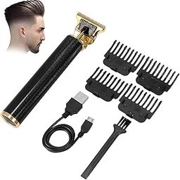 Professional Hair Trimmer Clipper | Zero Gapped T-Blade Close Cutting Trimmer for Men | Rechargeable Cordless Beard Shaver for Barbershop Use-25
