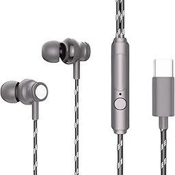 GEARZTOUCH Oasis inEar TypeC Earphone, in-Line Volume Controller & Powerful HD Mic, Clear Sound, Noise Isolation Compatible with Oneplus, Samsung, Oppo,Vivo,Redmi Having only TypeC Port- Grey-image-15