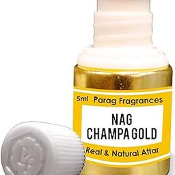Parag Fragrances Nag Champa Gold Attar 5ml (Alcohol Free Long Lasting Attar For Men or Religious Use)-48