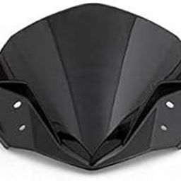 OBEROI'S TRADERS Universal Small Headlight Visor Glass Wind Deflector for All Scooty and Bike Windshield-13