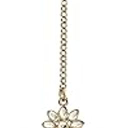 Gold Plated Traditional Kundan Pearl Maang Tikka for Women-image-41