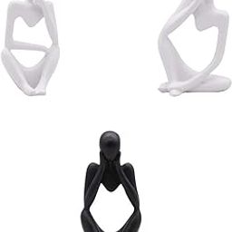 MERISHOPP 3X Thinker Sculpture Desktop Figurine Office Statues Hollow Decoration|Home & Garden|Home D?©cor|Figurines-image-47