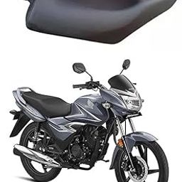 Ask CB Shine Bike Seat Cover Protect from Rust and Dust, PU Leather Waterproof Durable Seat Cover CB Shine (Black)-image-91