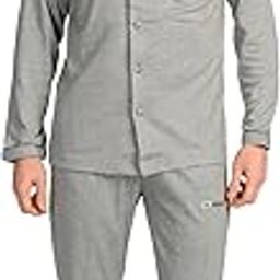 Night Suit/Pyjama Set with Classic Collar top for Men - Cotton Hosiery, Regular fit, Full Sleeves, Front Full Button, All Weather, Ultra Soft, Comfortable, Lightweight-image-2