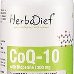 CoQ10 Coenzyme Q-10 Coenzyme 200mg Veg 60 Capsules | with BIOPERINE, High Absorption | Antioxidant, Heart Health, Cellular Energy-image-96