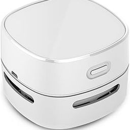 ODISTAR Desktop HEPA Filter Vacuum Cleaner, Mini Table Dust Sweeper Energy Saving,High Endurance Up To 400 Mins,360º Rotatable Design For Keyboard/Home/School/Office ((Upgraded White Charging))-3